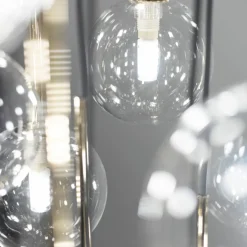 Best Duża rotunda z kaskadą kloszy, na antresolę TK 10182 AURORA | Kaja Żyrandole Nowoczesne