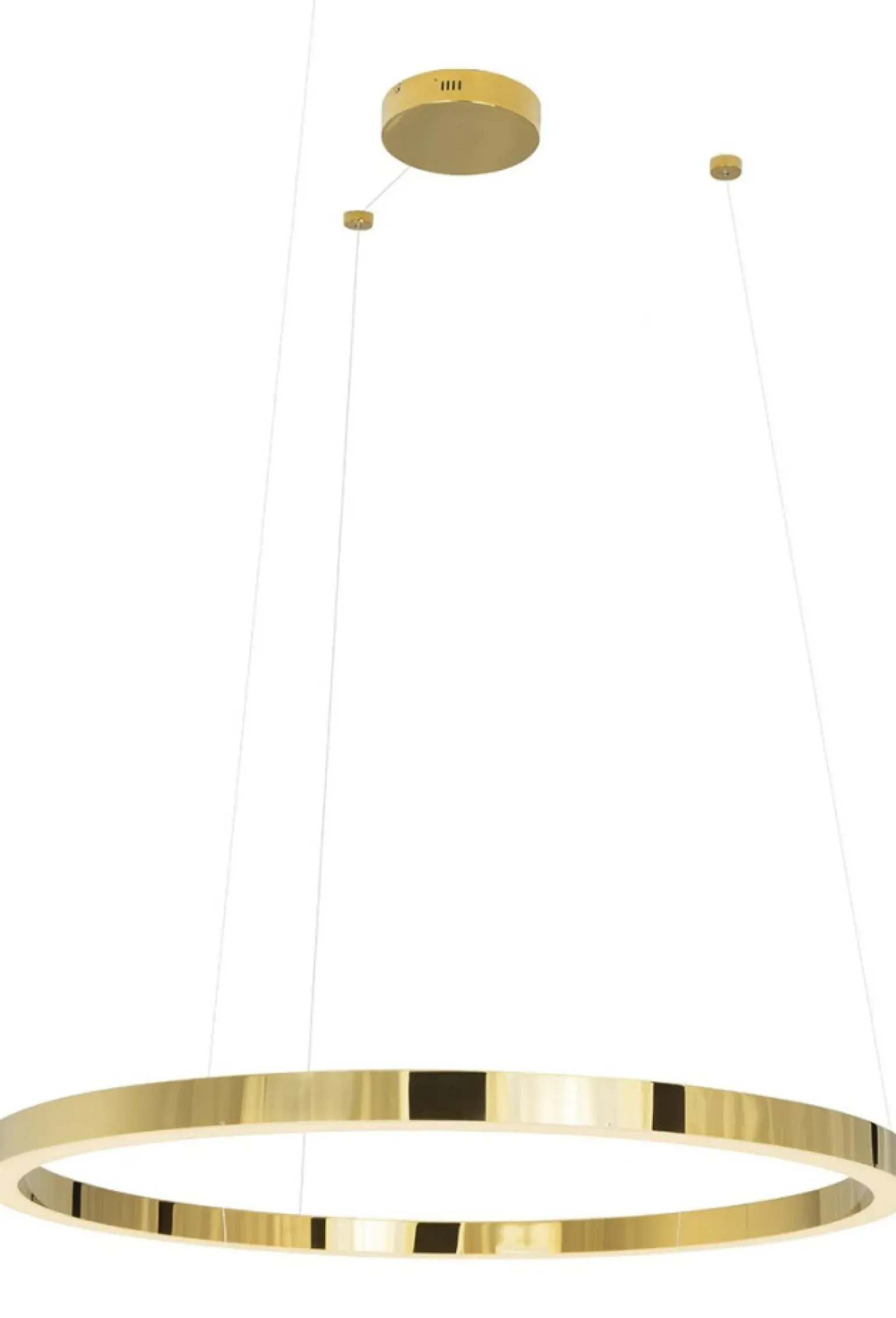 Best Duże, złote koło LED Ø110cm do salonu MX P0370D LUXURY | Kaja Żyrandole Nowoczesne