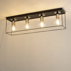 Sklep Kaja Długa lampa sufitowa bez kloszy, styl loftowy SIG 40701 VOX | Kaja