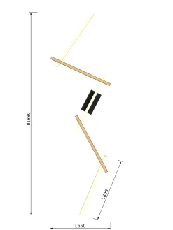 Sklep Kaja Długa, ledowa lampa sufitowa plafon WF 7021-506 RIMINI | Kaja