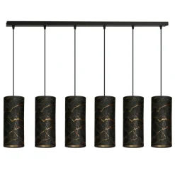 Sklep Kaja Długa listwa ze smukłymi abażurami na zwisach 1056/6 KARLI | Kaja