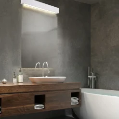 Fashion Długa, prosta lampa sufitowa LED 120cm GS-LWA-18W 3000K WH IBROS Żyrandole Nowoczesne