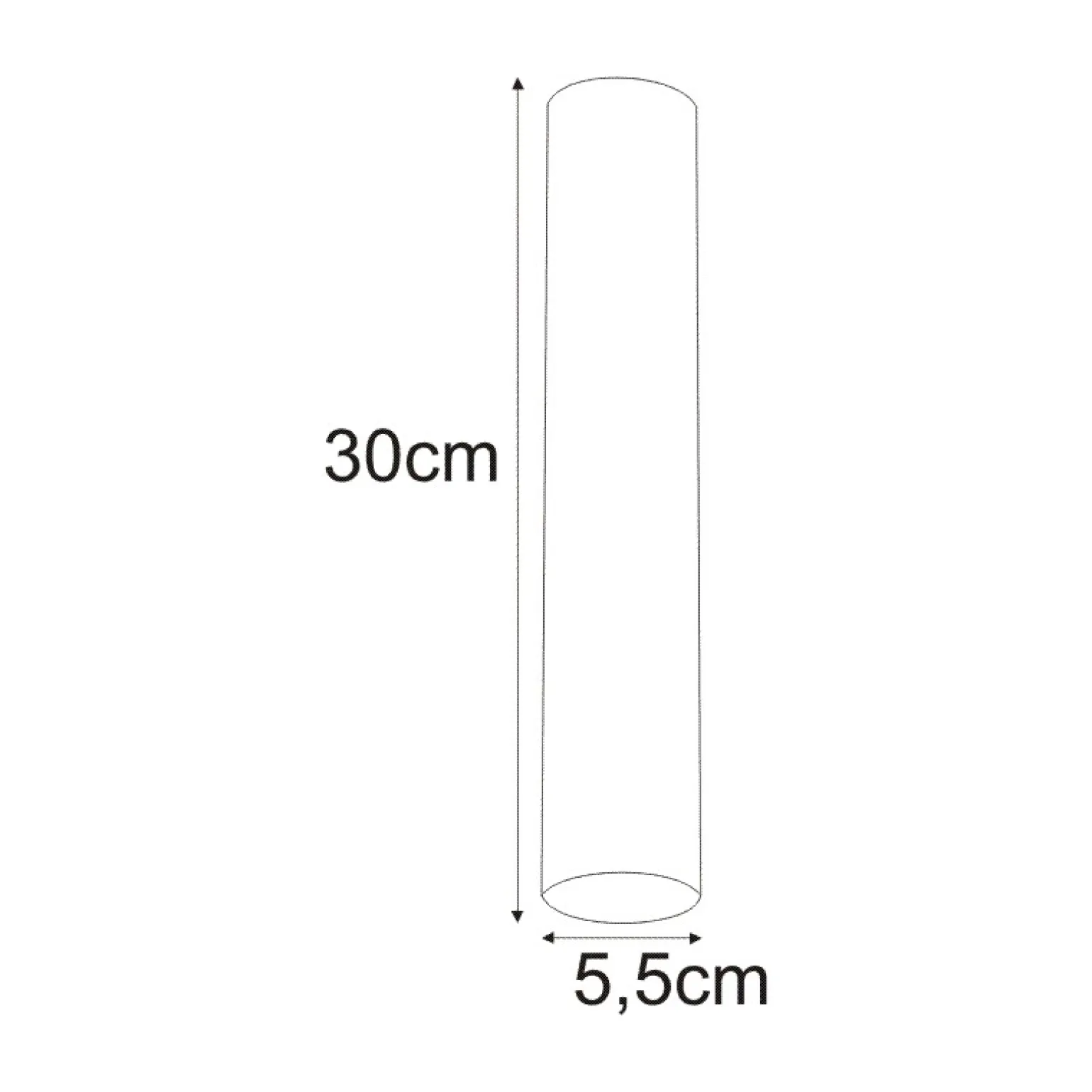 Sklep Kaja Długa tuba mocowana natynkowo GU10 K-4416 MILE WHITE | Kaja