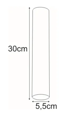 Sklep Kaja Długi downlight w kolorze m 30cm K-4828 CORK | Kaja Oświetlenie