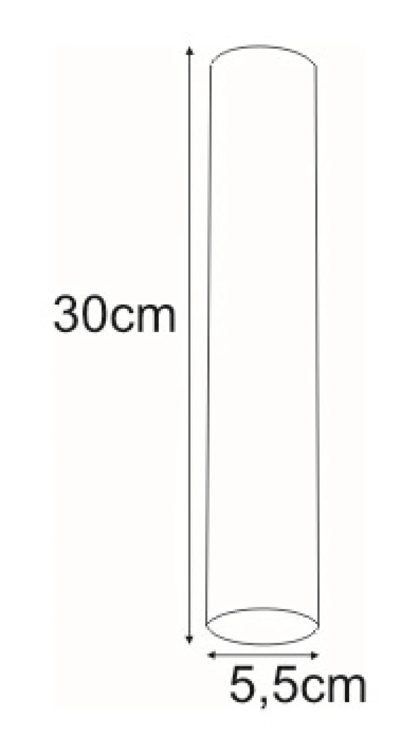 Sklep Kaja Długi downlight w kolorze m 30cm K-4828 CORK | Kaja Oświetlenie