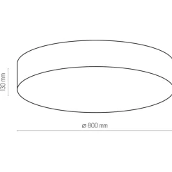 Sklep Kaja Duży plafon do sypialni w stylu cozy TK 2443 RONDO | Kaja Oświetlenie