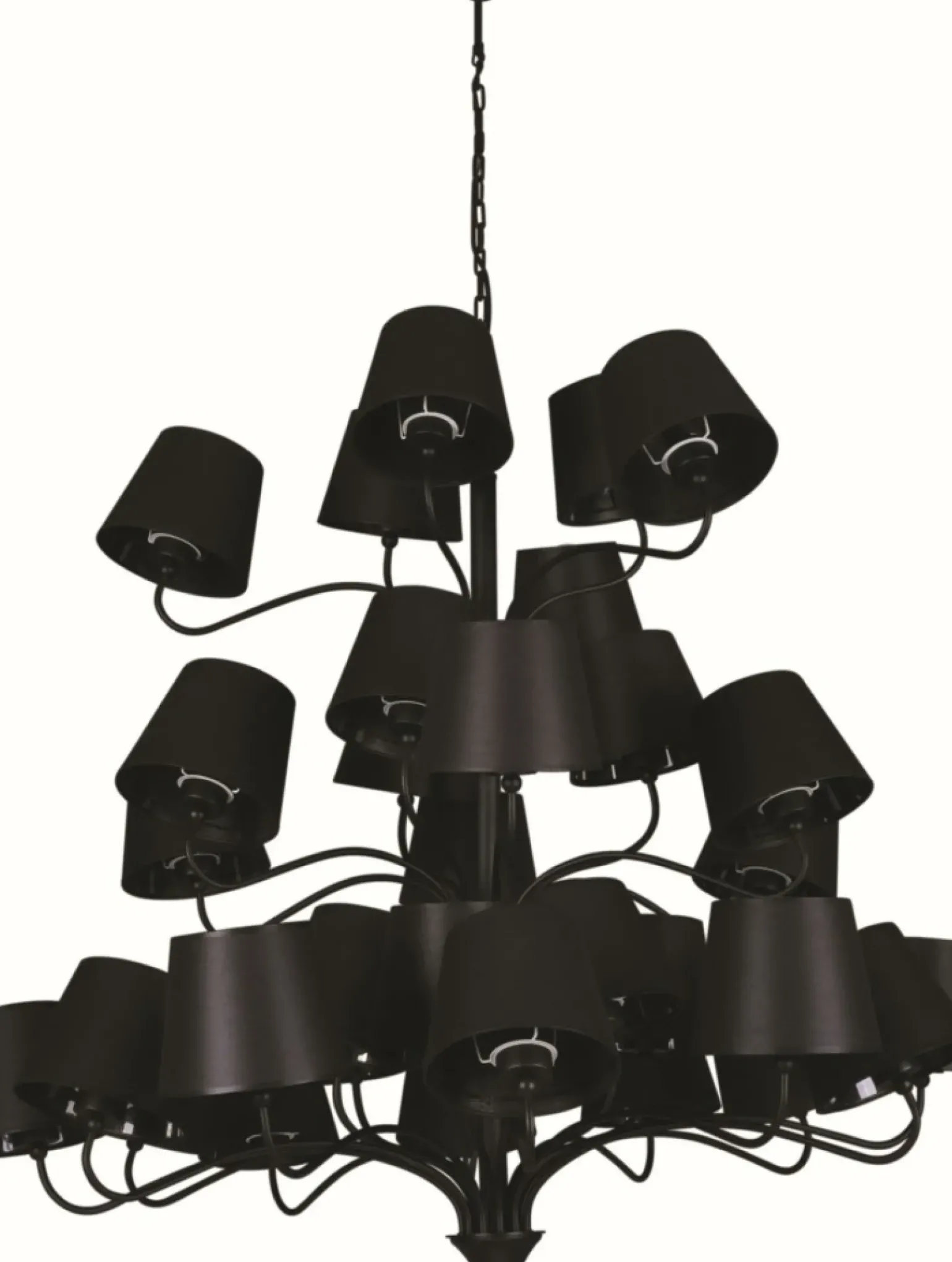 Best Sale Duży żyrandol KP-07 z serii SIENA BLACK Żyrandole Nowoczesne