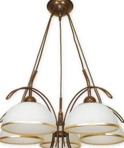 Sklep Kaja Duży żyrandol w stylu vintage do salonu O1485 BR FLEX | Kaja