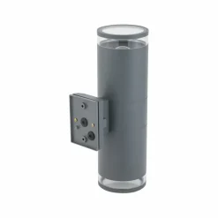 Sklep Kaja Dwukierunkowy, szary kinkiet zewnętrzny tuba 10688 ROCK PRO | Kaja