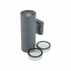 Sklep Kaja Dwukierunkowy, szary kinkiet zewnętrzny tuba 10688 ROCK PRO | Kaja