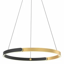 Cheap Dwukolorowa obręcz LED na zwisie MD4417-1M-3BGD LINOS | Kaja Żyrandole Nowoczesne