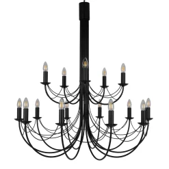 Sklep Kaja Dwupoziomowy żyrandol świecznik K-3523 PERSEO | Kaja Oświetlenie