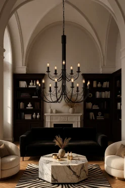 Sklep Kaja Dwupoziomowy żyrandol świecznik K-3523 PERSEO | Kaja Oświetlenie