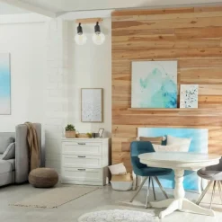 Fashion Dwupunktowa, drewniana listwa sufitowa TK 4748 z serii SIMPLY WOOD Żyrandole Nowoczesne