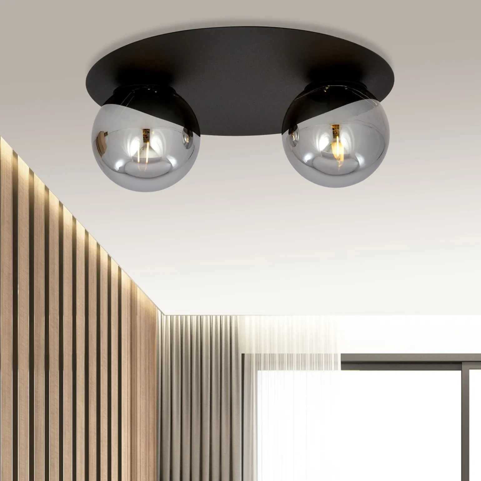 Sklep Kaja Dwupunktowa lampa sufitowa do korytarza 1128/2 SOLAR | Kaja