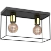Sklep Kaja Dwupunktowa lampa sufitowa, druciany box LX 8110 HOMEN | Kaja
