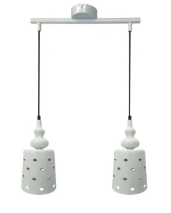 Sklep Kaja Dwupunktowa lampa z ozdobnymi kloszami 32-51929 HAMP | Kaja