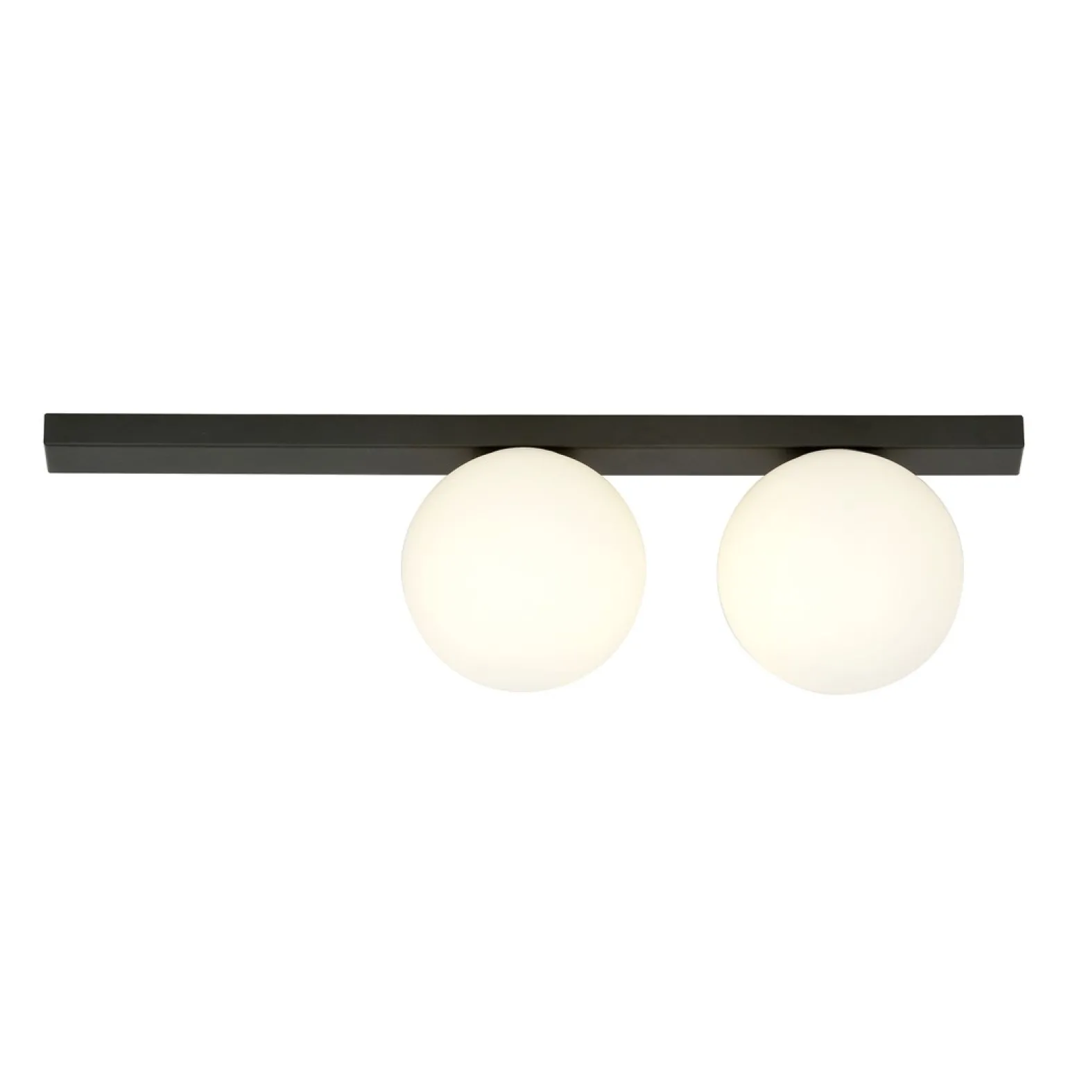 Sklep Kaja Dwupunktowa listwa sufitowa z białymi kulami 1124/2 FIT | Kaja
