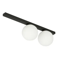 Sklep Kaja Dwupunktowa listwa sufitowa z białymi kulami 1124/2 FIT | Kaja