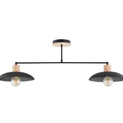 Best Dwupunktowa, metalowa lampa sufitowa 1318/2 KOBE | Kaja Oświetlenie Żyrandole Nowoczesne