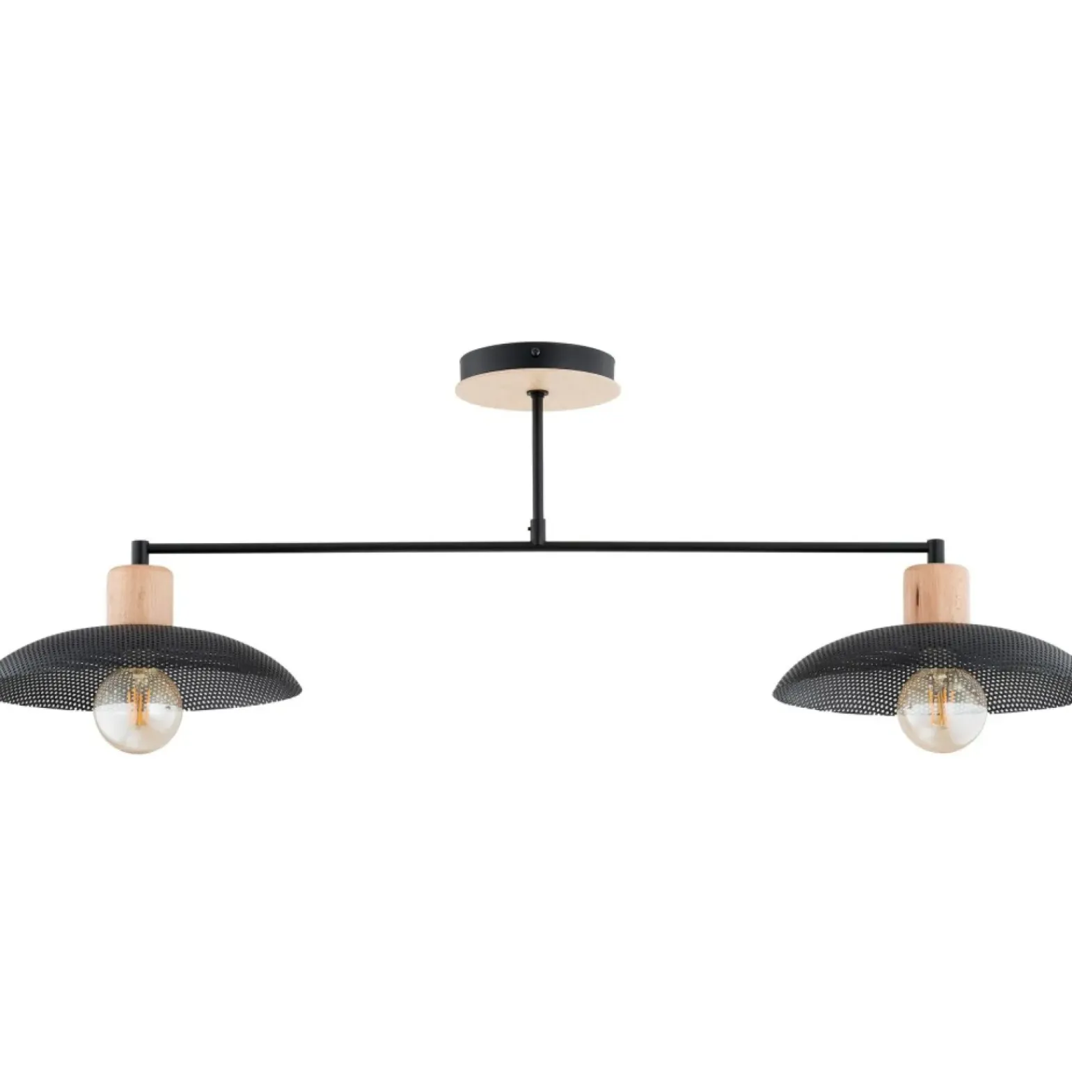 Best Dwupunktowa, metalowa lampa sufitowa 1318/2 KOBE | Kaja Oświetlenie Żyrandole Nowoczesne