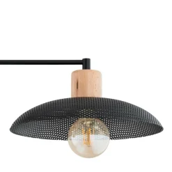 Best Dwupunktowa, metalowa lampa sufitowa 1318/2 KOBE | Kaja Oświetlenie Żyrandole Nowoczesne