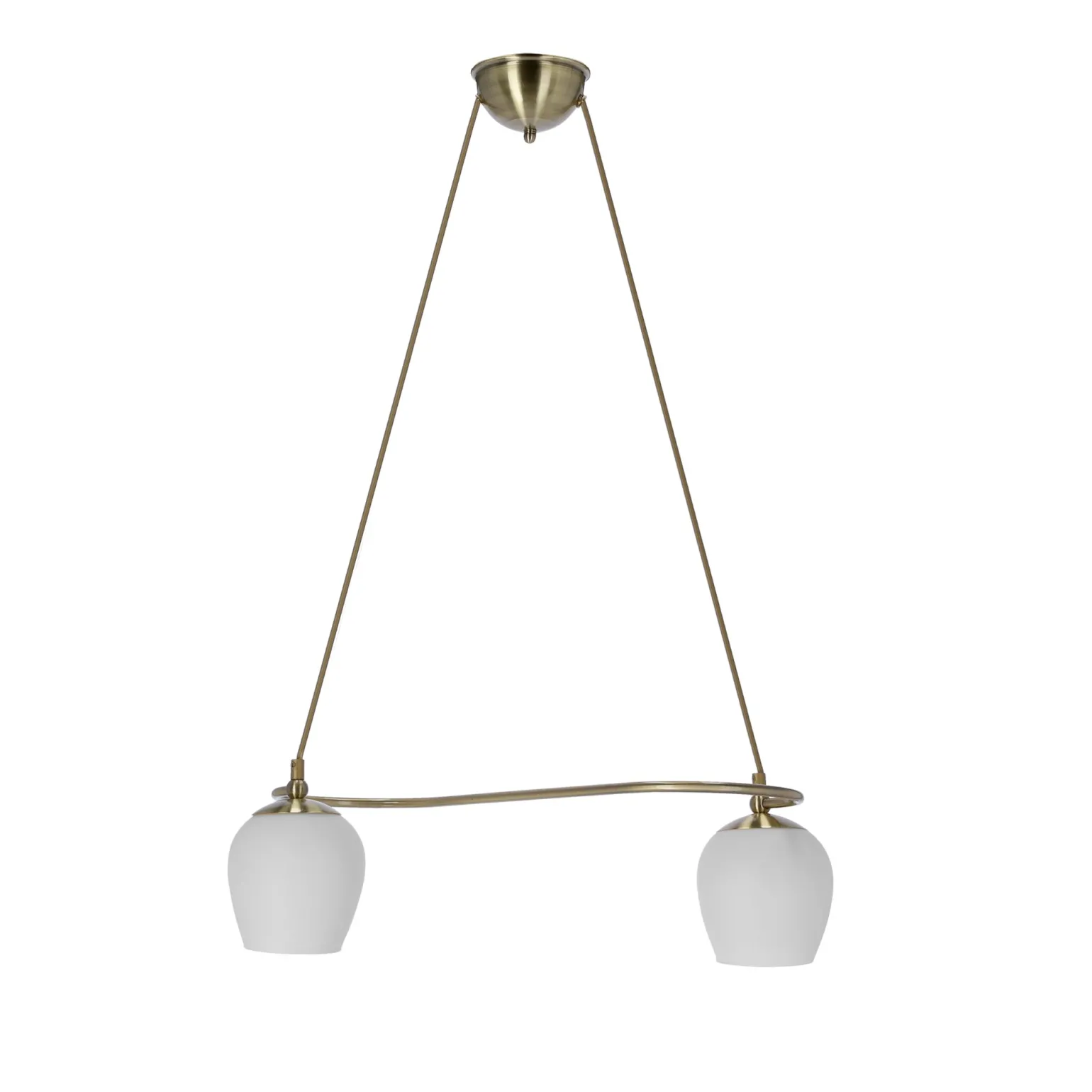 Sklep Kaja Dwupunktowa, patynowa lampa wisząca 32-07360 SERANO | Kaja Oświetlenie