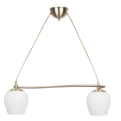 Sklep Kaja Dwupunktowa, patynowa lampa wisząca 32-07360 SERANO | Kaja Oświetlenie