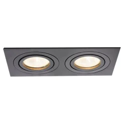 Sklep Kaja Dwupunktowe oczko podtynkowe LP-2780/2RS BK METIS | Kaja Oświetlenie