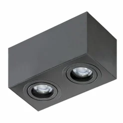 Sklep Kaja Dwupunktowy box natynkowy do łazienki IP44 AZ2879 BRANT SQUARE | Kaja