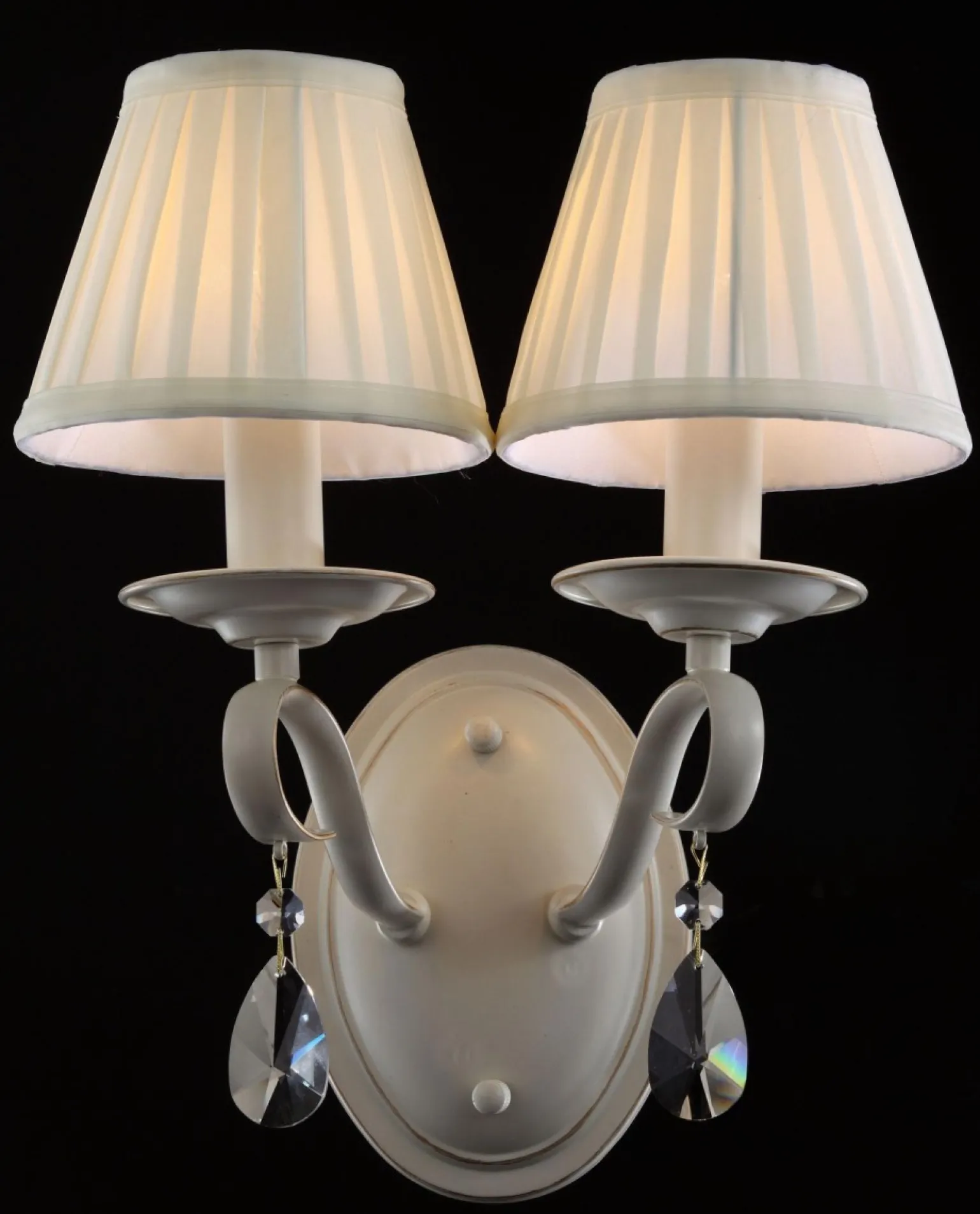 Sklep Kaja Dwuramienna, elegancka lampa ścienna ARM172-02-G BRIONIA | Kaja