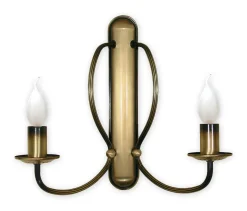 Sklep Kaja Dwuramienna lampa ścienna vintage 391/K2 KORONA | Kaja Oświetlenie