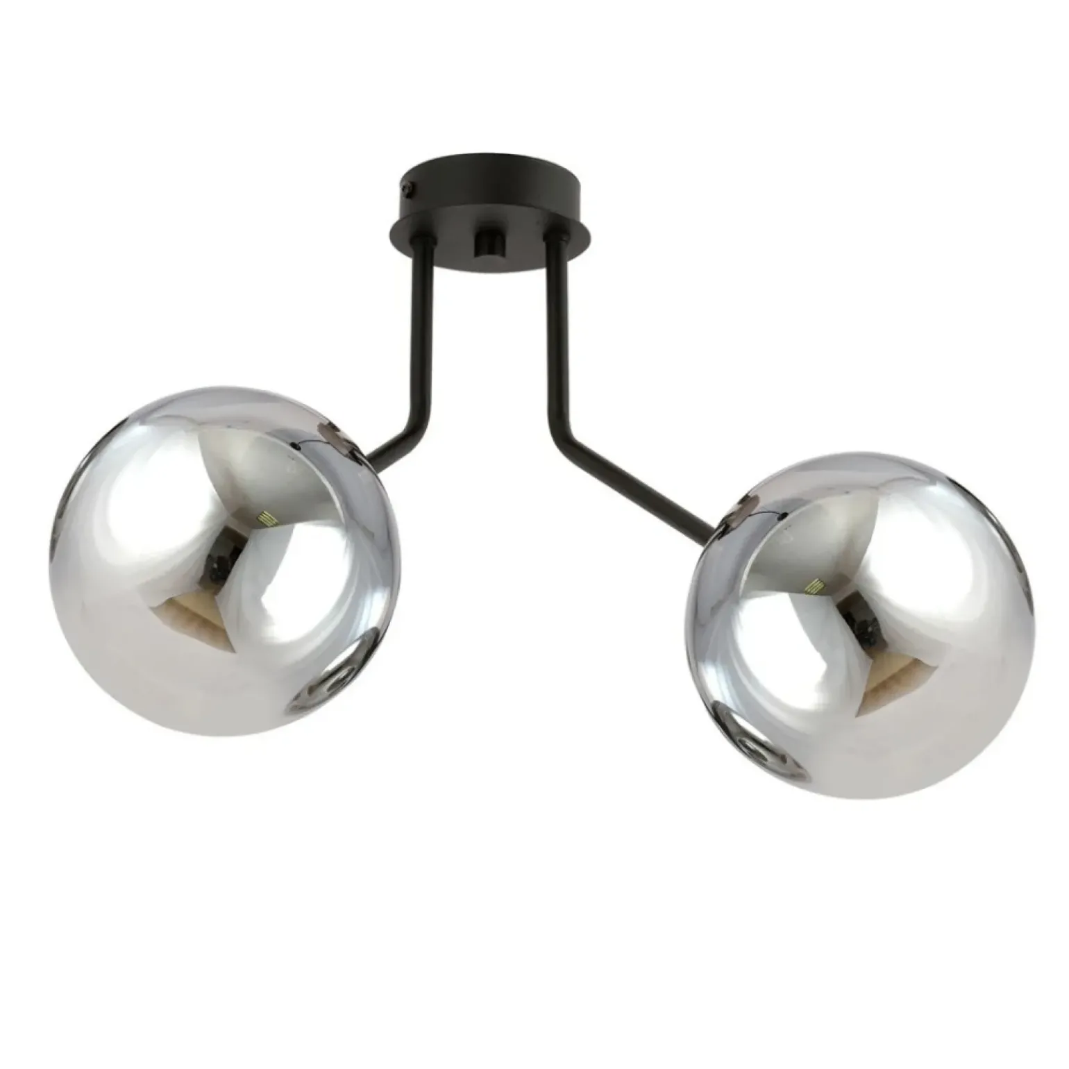 Store Dwuramienna lampa sufitowa do korytarza 1140/2 NOVA | Kaja Oświetlenie Żyrandole Nowoczesne