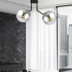 Store Dwuramienna lampa sufitowa do korytarza 1140/2 NOVA | Kaja Oświetlenie Żyrandole Nowoczesne