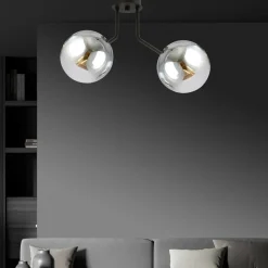 Store Dwuramienna lampa sufitowa do korytarza 1140/2 NOVA | Kaja Oświetlenie Żyrandole Nowoczesne