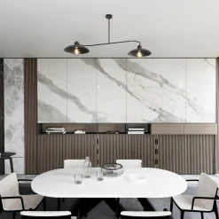 Sklep Kaja Dwuramienna lampa w stylu loftowym 1353/2 FOSTER 2 BLACK | Kaja