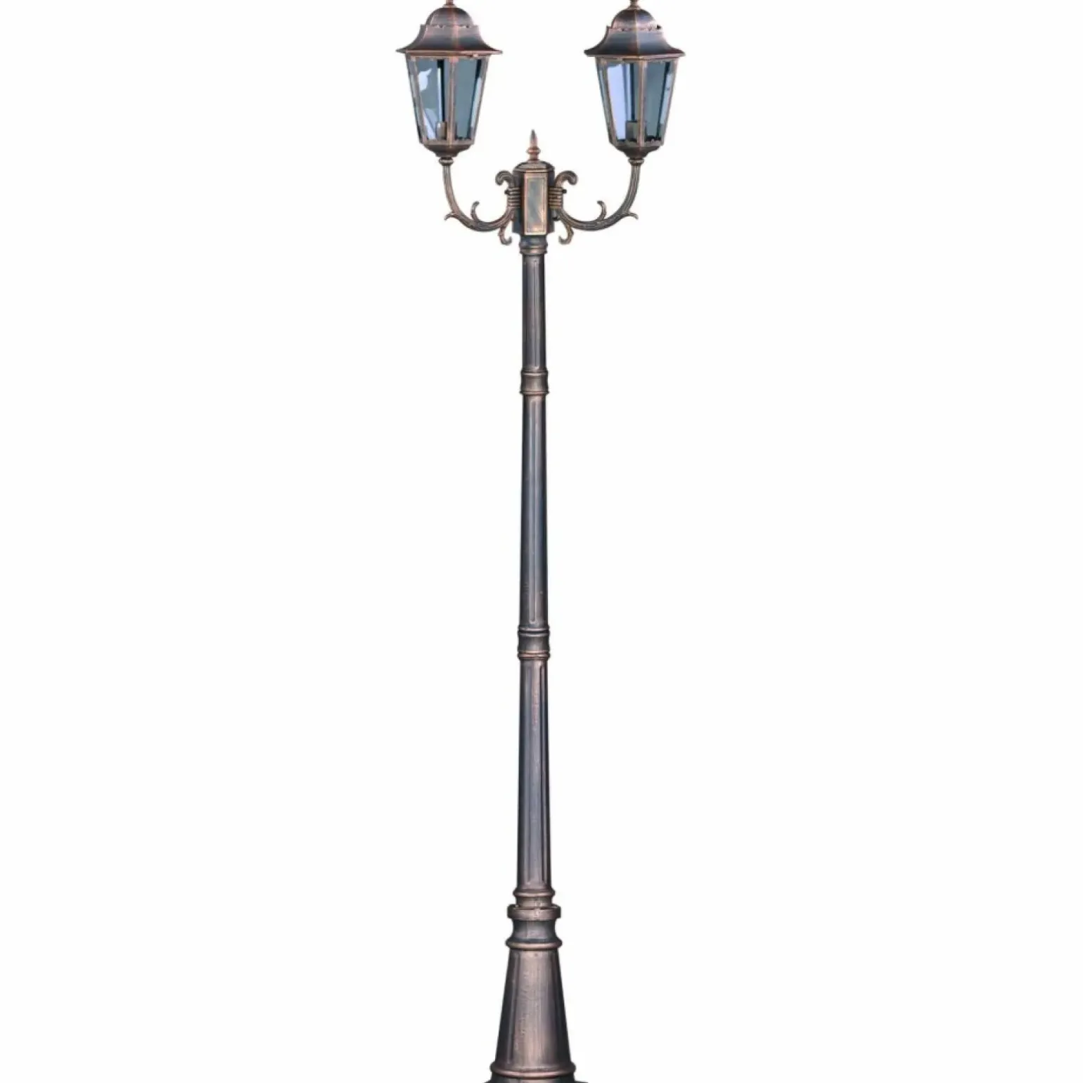 Sklep Kaja Dwuramienna lampa zewnętrzna K-7006A2/2 CZ/ZŁ LOZANA | Kaja