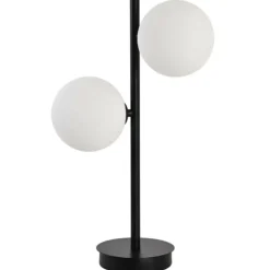 Sklep Kaja Dwuramienna lampka idealna na szafkę nocną LP-002/2T BK z serii DORADO