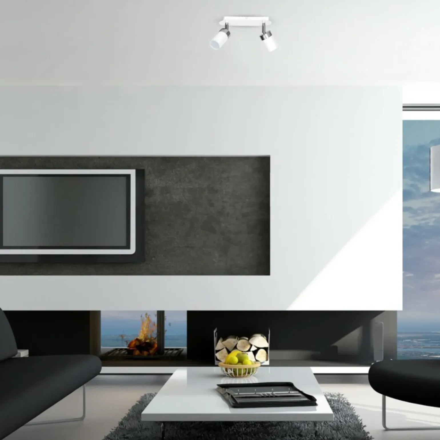 Cheap Dwuramienny reflektor ze srebrnymi elementami MLP899 JOKER | Kaja Żyrandole Nowoczesne