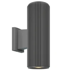 Sklep Kaja Dwustronna lampa elewacyjna typu tuba O419WL-02GR z serii RANDO | Kaja