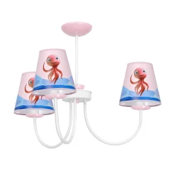 Sklep Kaja Dziecięca lampa wisząca z rysunkami MLP6810 z serii OŚMIORNICA LOLA | Kaja Oświe
