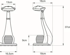 Dzieci Sklep Kaja Dziecięca lampka biurkowa LED K-BL1605 KOTEK | Kaja Oświetlenie