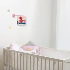 Sklep Kaja Dziecięcy, różowy kinkiet, ośmiornica MLP6804 z serii OŚMIORNICA LOLA | Kaja Ośw