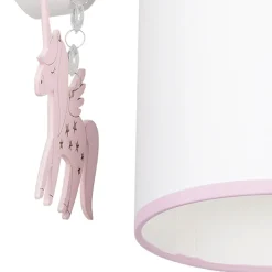 Sklep Kaja Dziewczęcy kinkiet ścienny z różowymi elementami MLP6489 z serii UNI | Kaja Oświ