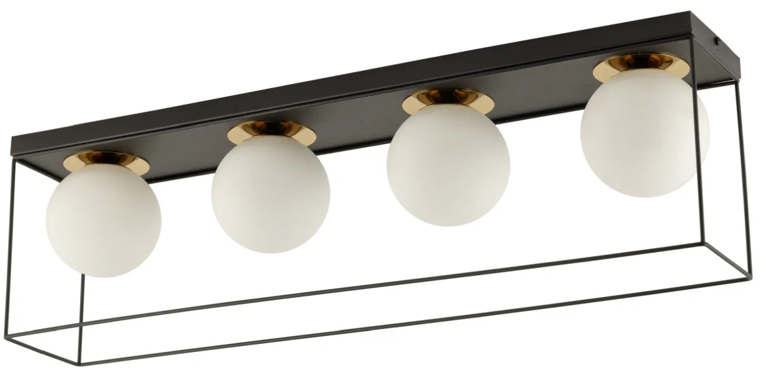 Sklep Kaja Efektowna, długa lampa sufitowa z kulami SIG 40713 AROMA | Kaja