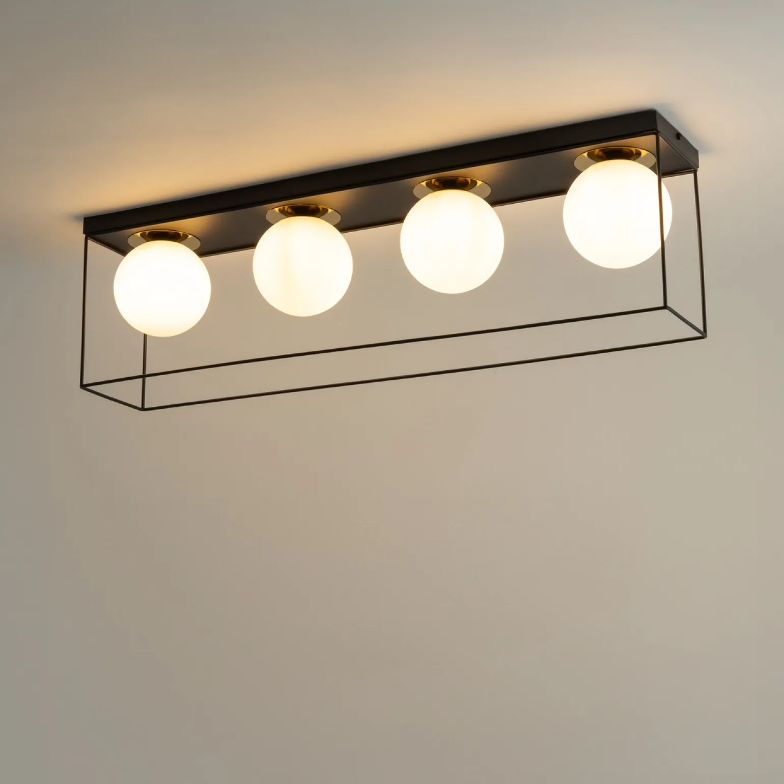 Sklep Kaja Efektowna, długa lampa sufitowa z kulami SIG 40713 AROMA | Kaja