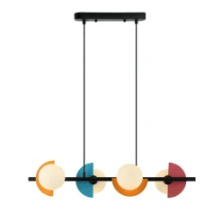 Cheap Efektowna, kolorowa lampa nad stół PND-37482-4-MLTI NAUTI | Kaja Żyrandole Nowoczesne