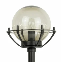 Sklep Kaja Efektowna lampa ogrodowa z kulistym kloszem K 5002/1/KPOl