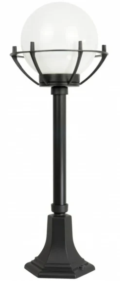 Sklep Kaja Efektowna lampa ogrodowa z koszyczkiem i kloszem K 5002/3/KPO