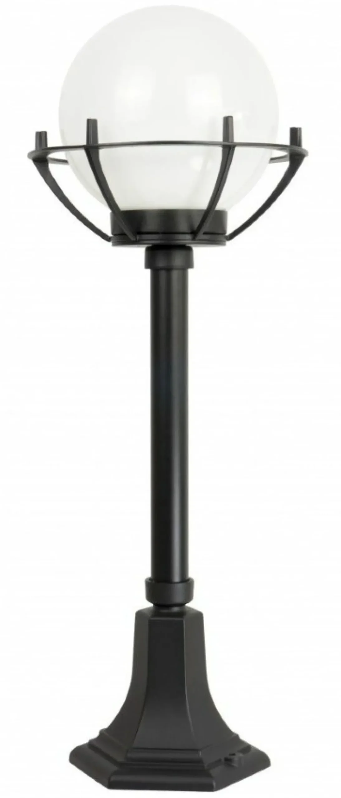 Sklep Kaja Efektowna lampa ogrodowa z koszyczkiem i kloszem K 5002/3/KPO